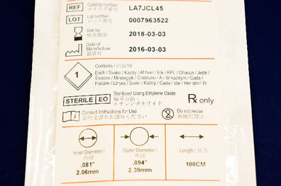 Medtronic LA7JCL45 Launcher Guiding Cath. 7F x 0.081inch, JCL4.5 (x)